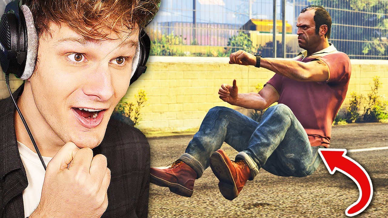 Ik speel de GTA 5 TROLL mod...