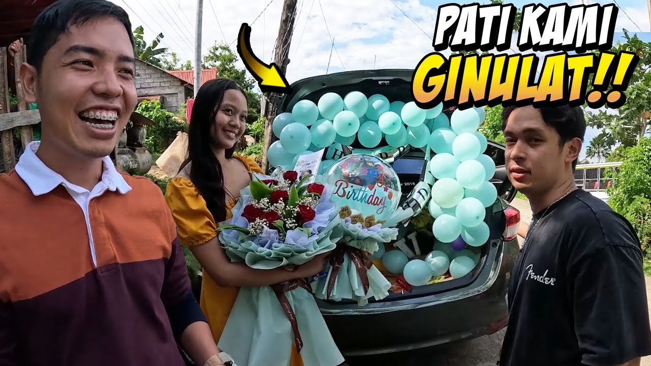 SURPRISE SA BIRTHDAY NI JULIE ANN!! FIRST TIME MAKATANGGAP NG BOUQET