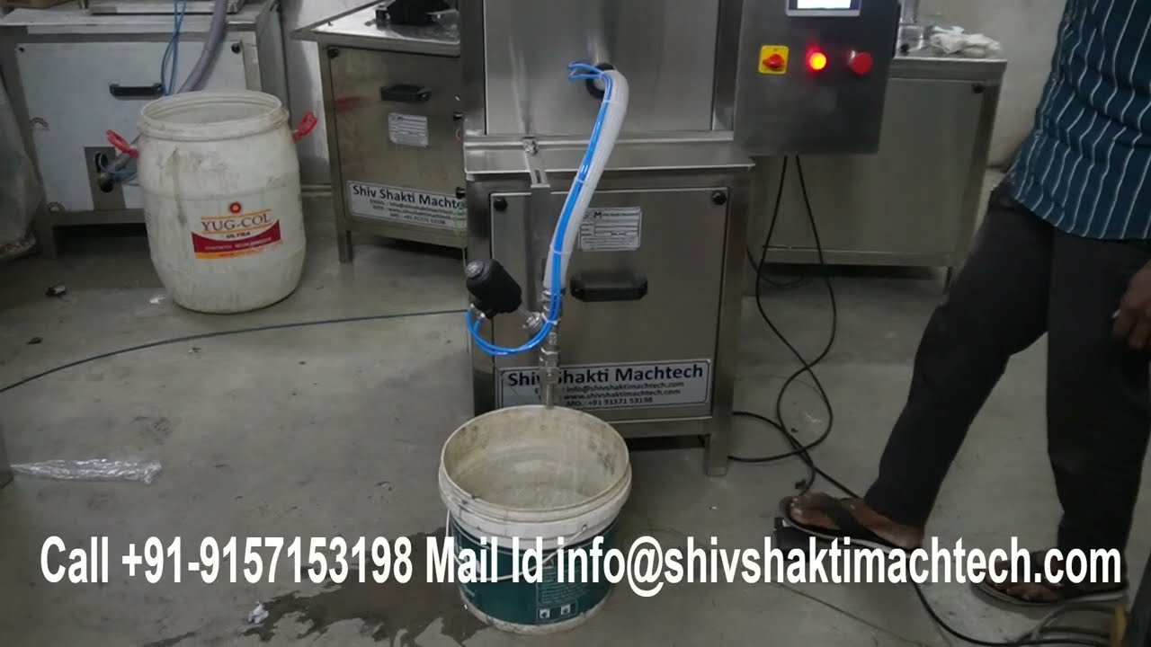 Single Head Servo Based Filling Machine for 5 liters to 25 liters | Gear Pump Based Liquid Filler