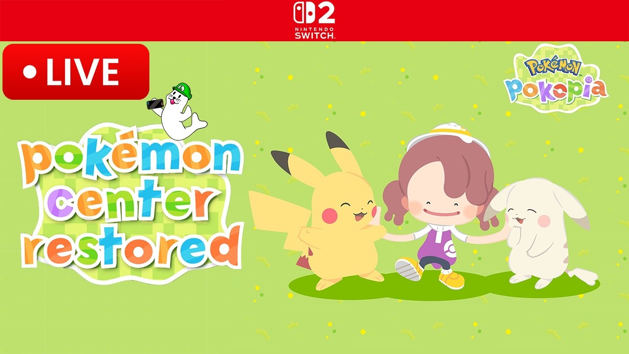 🔴[LIVE] Pokémon Pokopia - Poké Center Restored 🏨