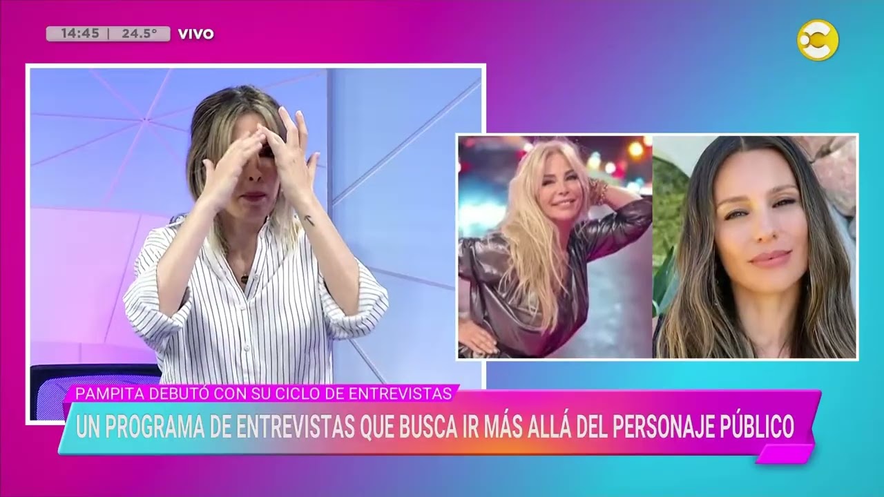 Pampita arranc&oacute; un programa de entrevistas │VLC│ 01-04-26