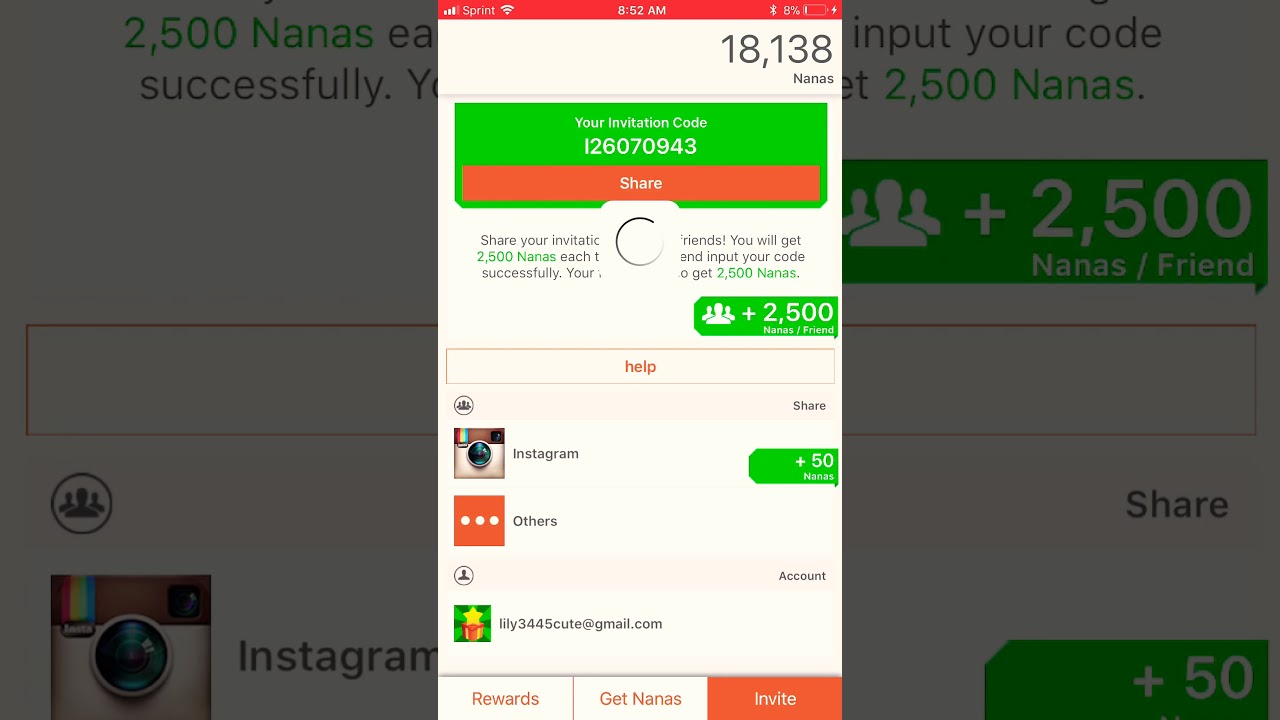 Share your appnana invite codes in comments+please put mine in!