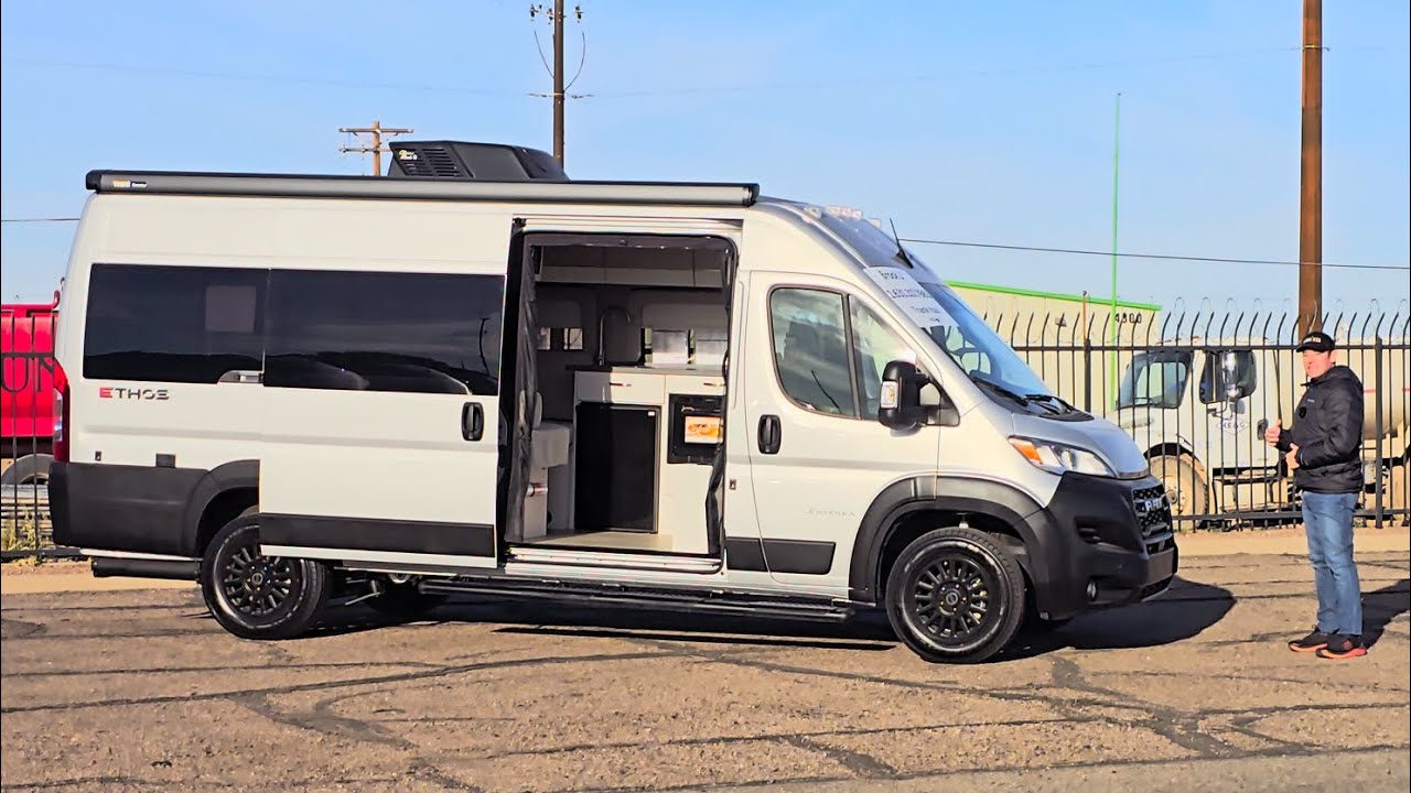 BEST Luxury Budget B Van of 2026? Entegra Ethos 20T Silver FBP! Caribou decor RAM 3500 Window #rv 