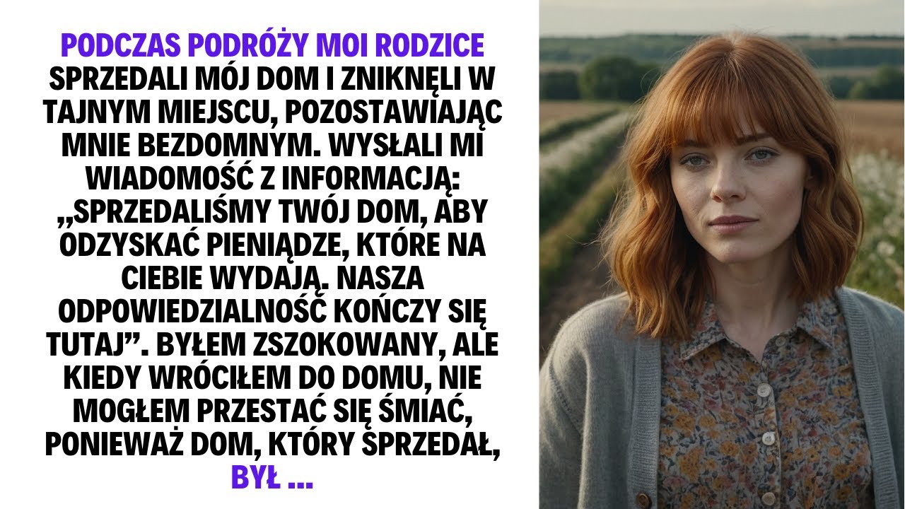 PODCZAS PODRÓŻY MOI RODZICE SPRZEDALI MÓJ DOM I ZNIKNĘLI W TAJNYM MIEJSCU, POZOSTAWIAJĄC MNIE...
