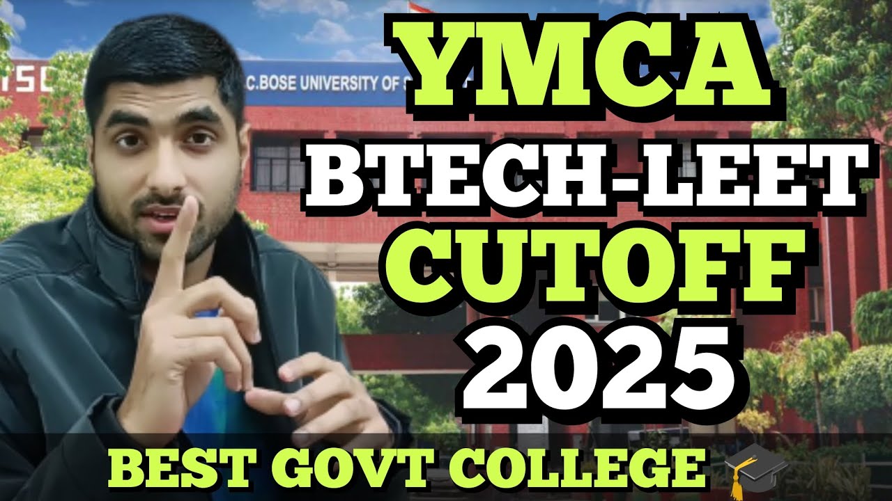 Btech LEET YMCA Faridabad Cutoff 2025 Revealed 😱 Haryana Admission 🎓