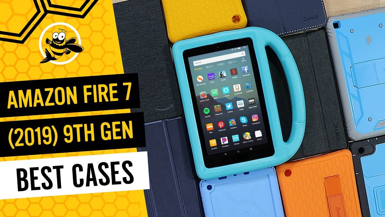 Best Cases for New Amazon Fire 7 2019 9th Generation!