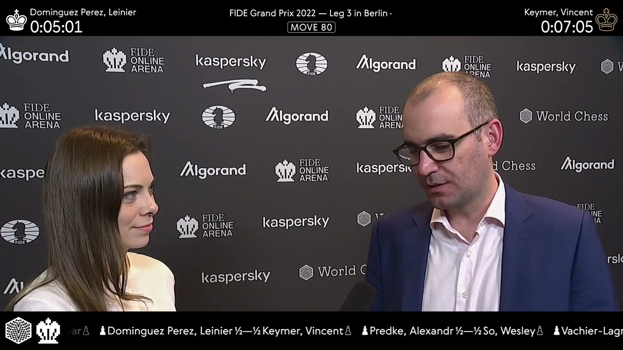 I didn't take chess too seriously when I was younger | Leinier Dominguez | FIDE Grand Prix Berlin R2