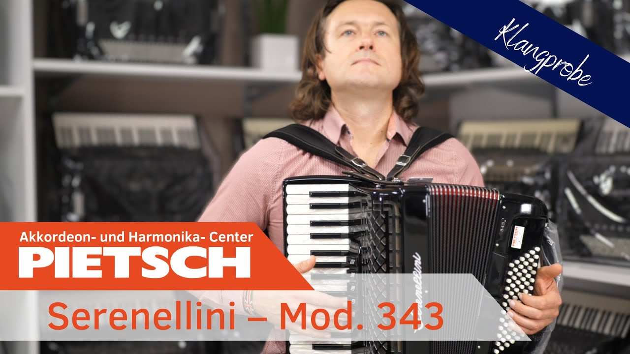 Akkordeon - Serenellini Mod. 343 - Klangprobe