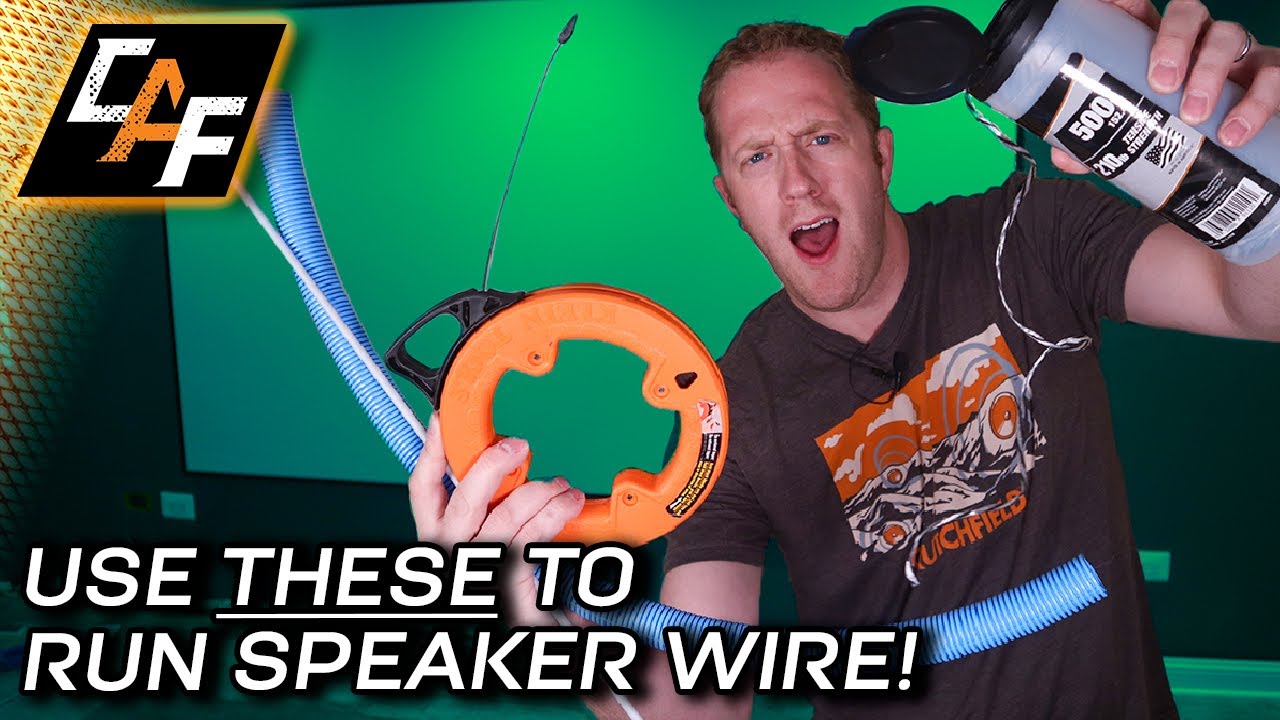 Home Theater Wiring? Run thru walls like a PRO with THESE tools!