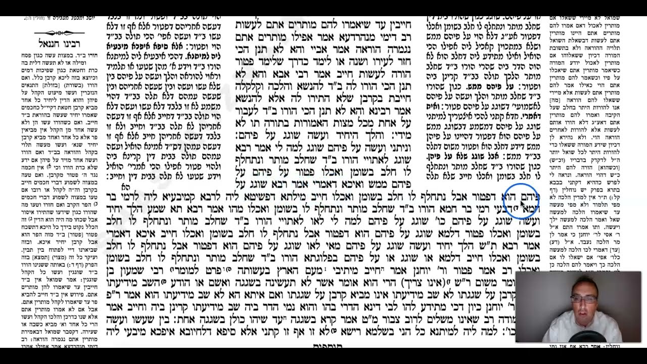 Horayos Daf 2a Daf Yomi Gemara (Talmud) Meseches Horayos Mesechet Horayos Masechet Horayot
