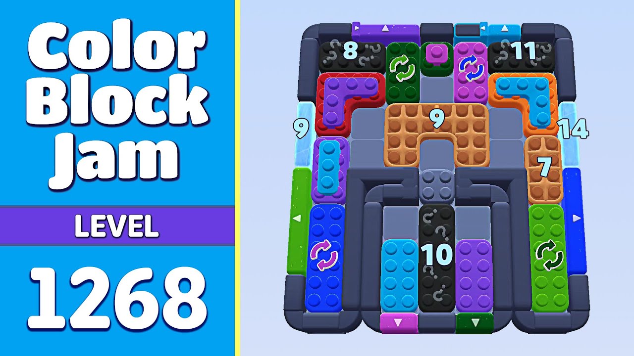 Color Block Jam Уровень 1268 (1269) | Все головоломки решены! 🎯