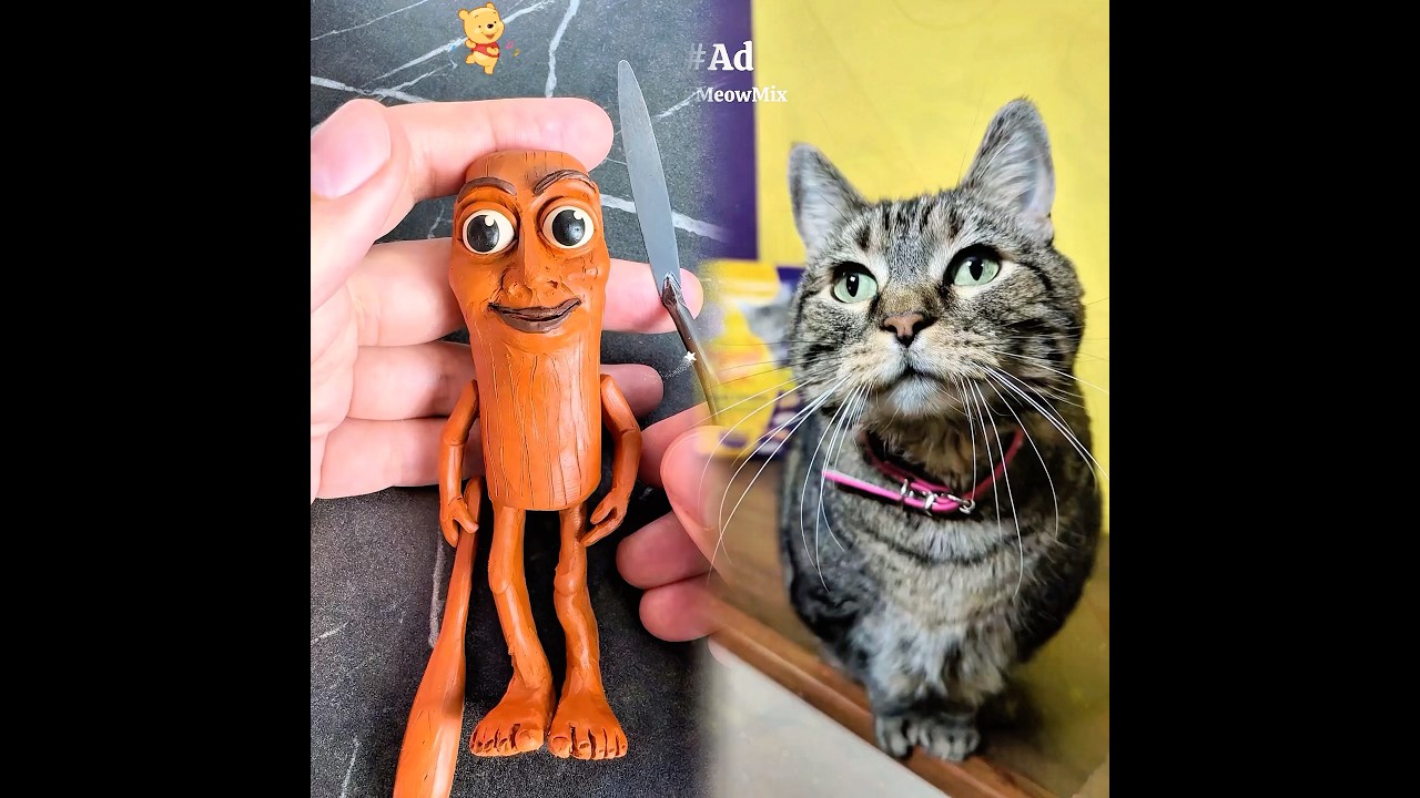 3#ad Penny asks for Meow Mix by name! She comes running at the sound of me opening the bag! #MeowMix