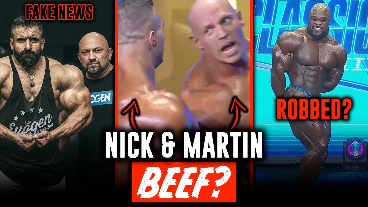 Nick Walker & Martin DRAMA at the Arnold! | Hadi Choopan Evogen FAKE NEWS | Curry ROBBED?