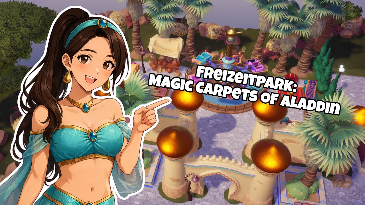Freizeitpark: MAGIC CARPETS OF ALADDIN dekorieren | Disney Dreamlight Valley 