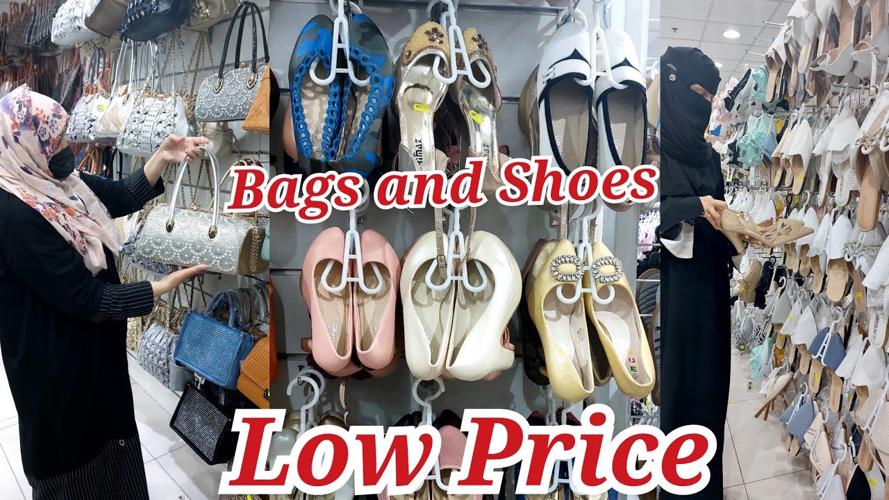 Beautiful Bags and Shoes Collection With Low Price 😃Alam Al Tufeer Market In Jeddah