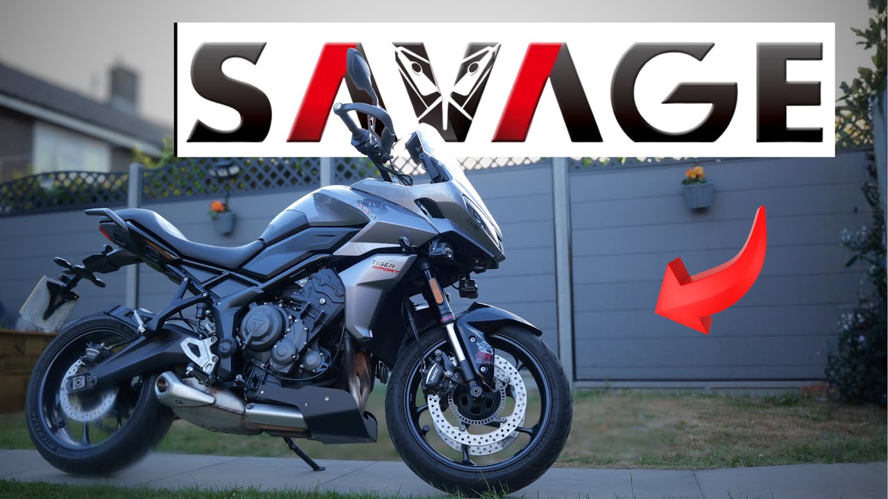 Triumph Tiger Sport 660  in depth Savage nav bar mount &12v socket installation ASMR