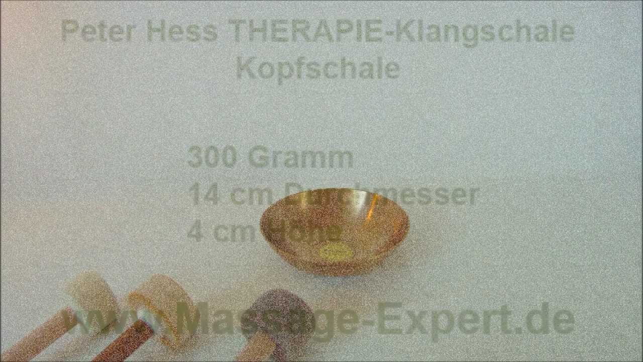 Peter Hess THERAPIE-Klangschale, Kopfschale