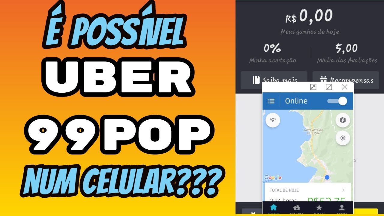 Uber e 99 Pop Como funciona num &uacute;nico celular?