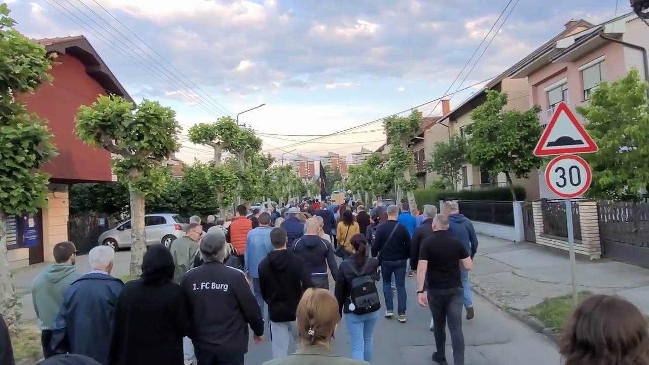 Kru&scaron;evac protest 11. Maj 2025  #krusevac #srbija #krusevac #serbia #protest