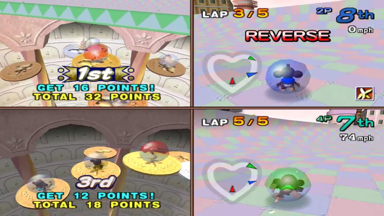 Super Monkey Ball 2: Monkey Race 2: Grand Prix {4-Players} (Part 1)[4K/60]