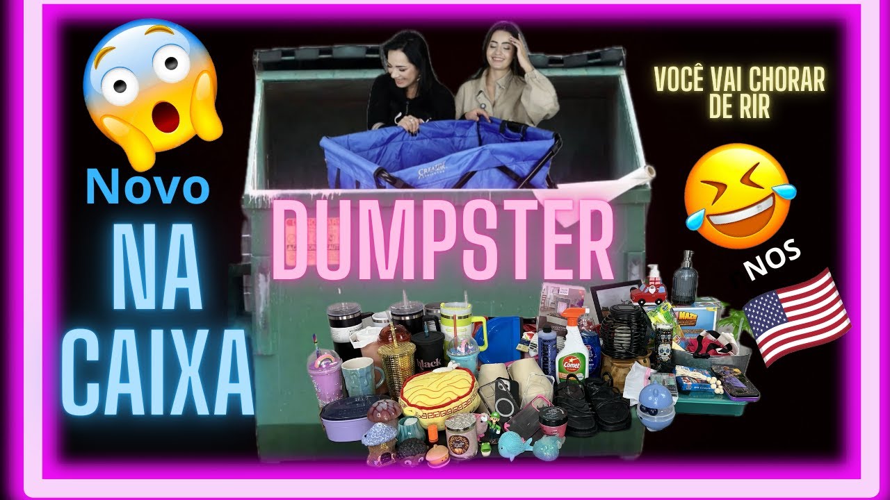 INACREDITAVEL O QUE ACHAMOS NESSE DUMPSTER! NOVINHO😱🤩Porque foi para o lixo?