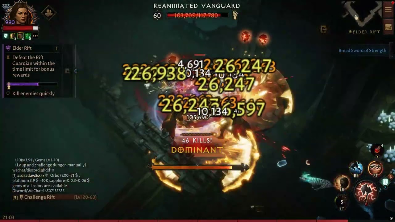 Diablo Immortal S42 10 crest elder rift