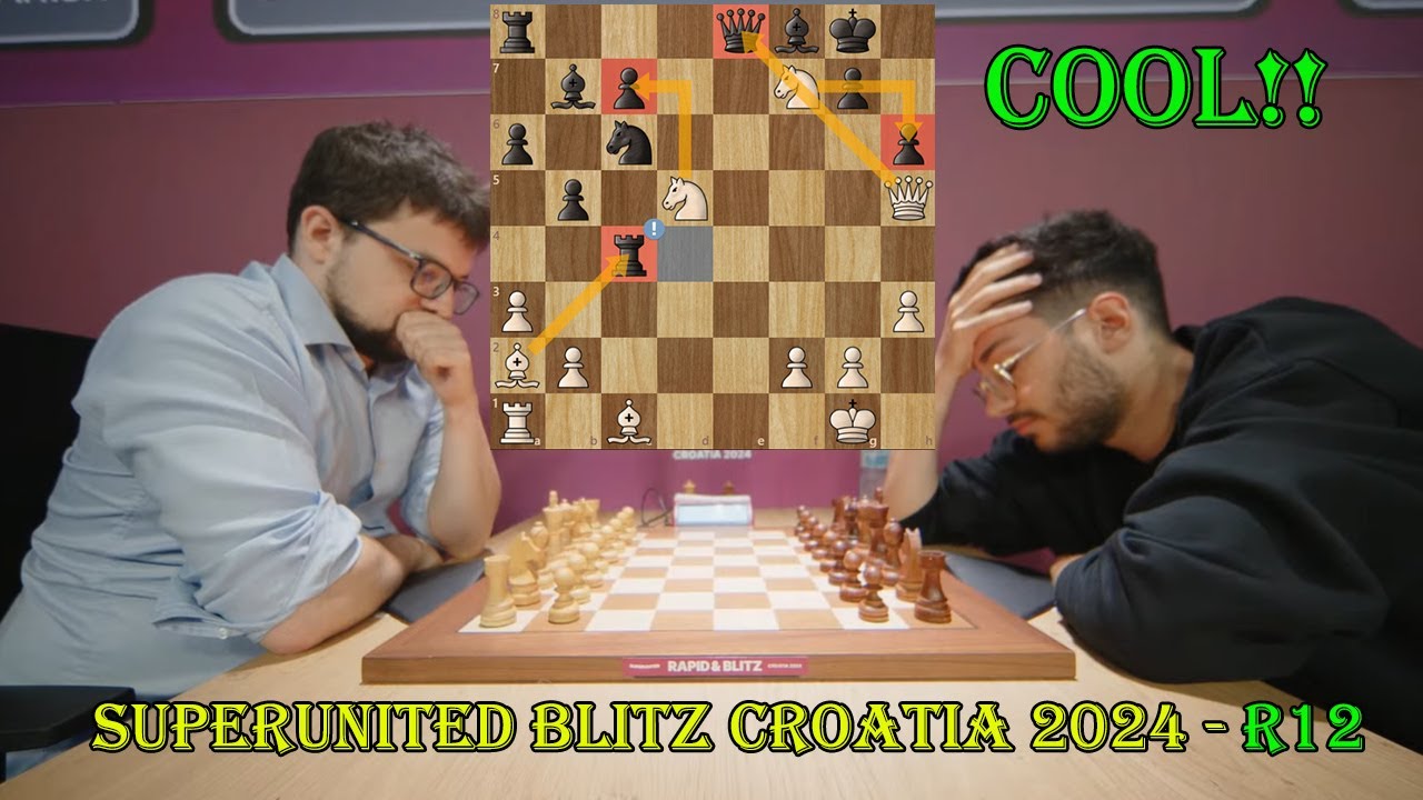Maxime Vachier-Lagrave vs Alireza Firouzja || SuperUnited Blitz Croatia 2024 - R12