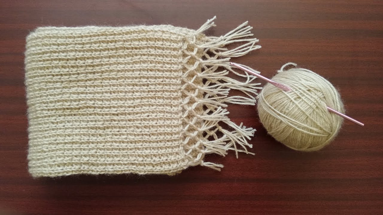 Making easy mufler/scarf for all. ❤️❤️
