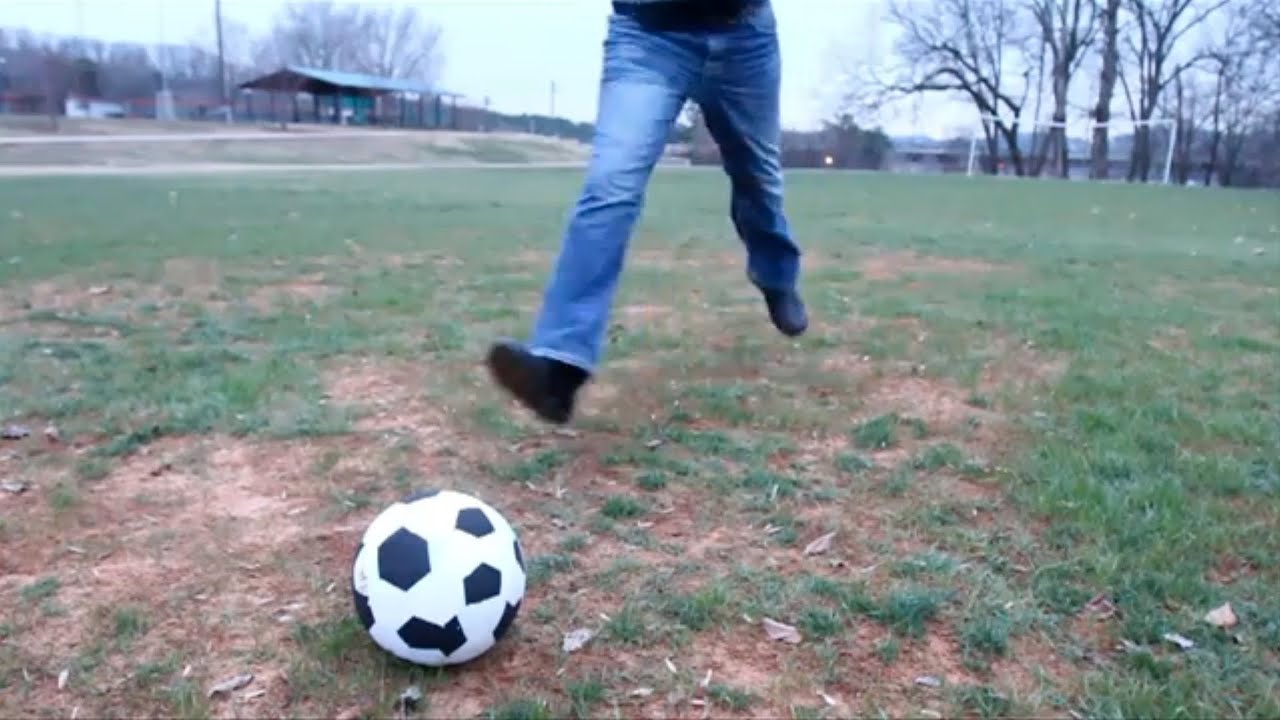 Bowling Ball Painted like a Soccer Ball Prank