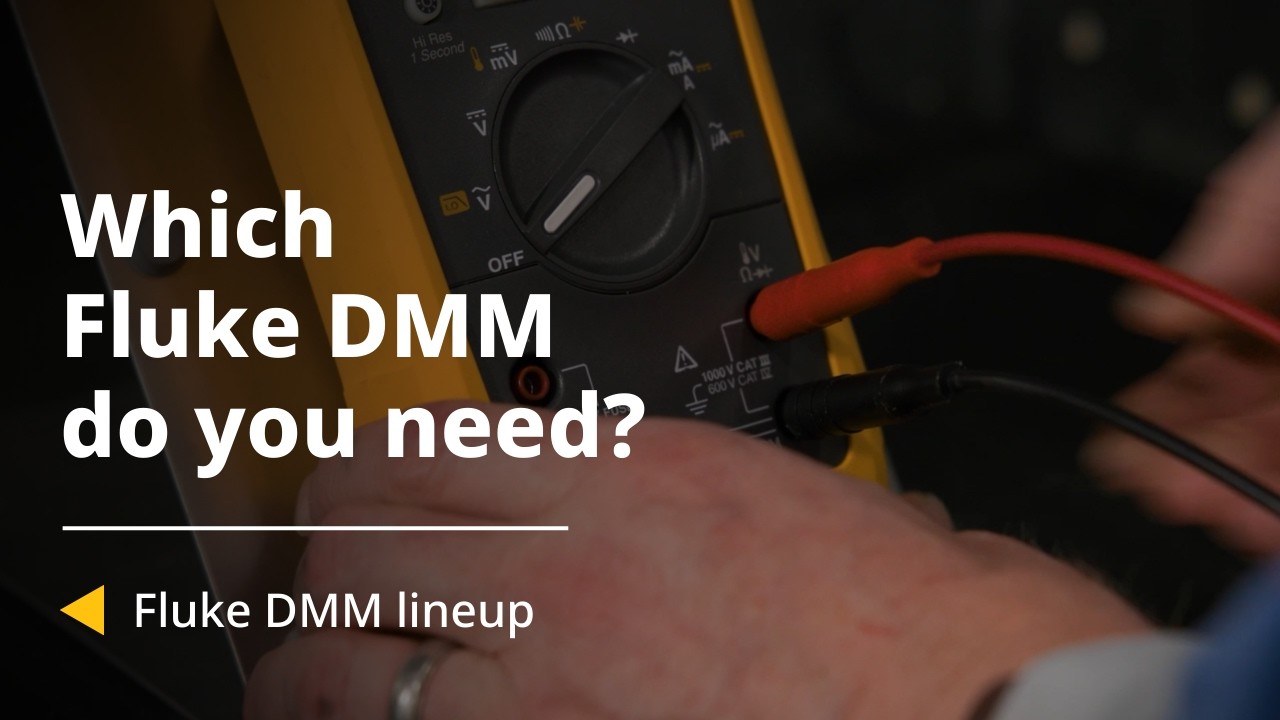Fluke Digital Multimeter Lineup Explained | Find the Right DMM for Your Job