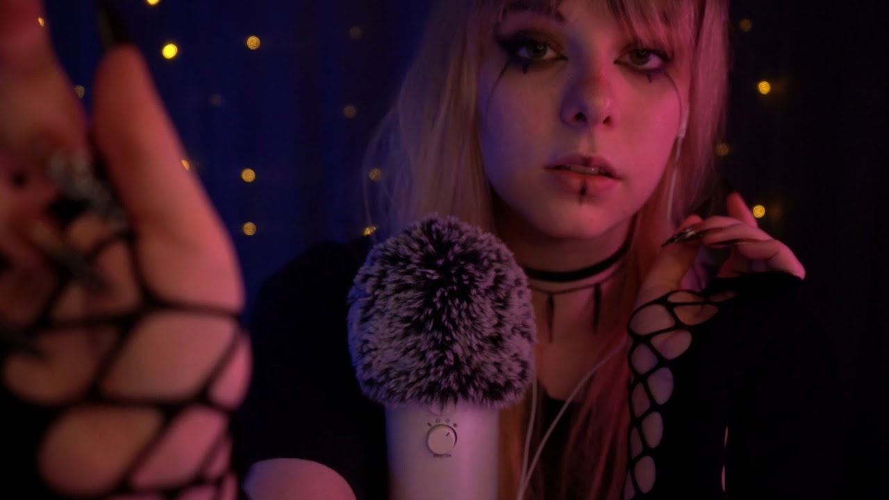 ASMR | sleepy visuals & personal attention - hand movements, whispered, mouth sounds