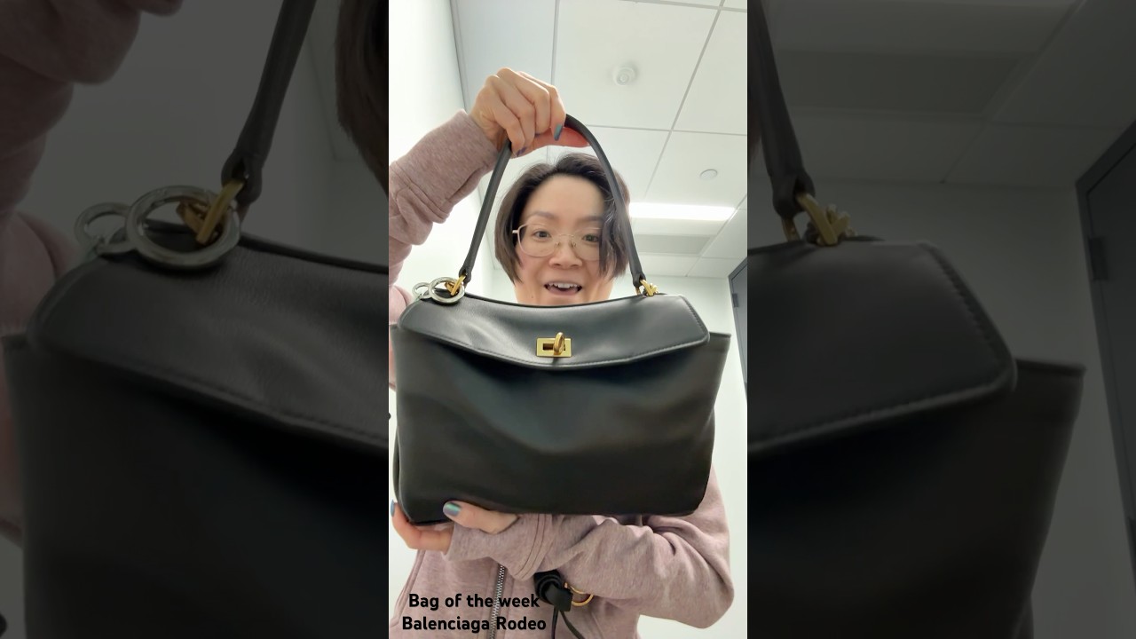 Balenciaga Rodeo Size Small #handbags #balenciagabag #balenciagarodeo #bagoftheday #bagreview