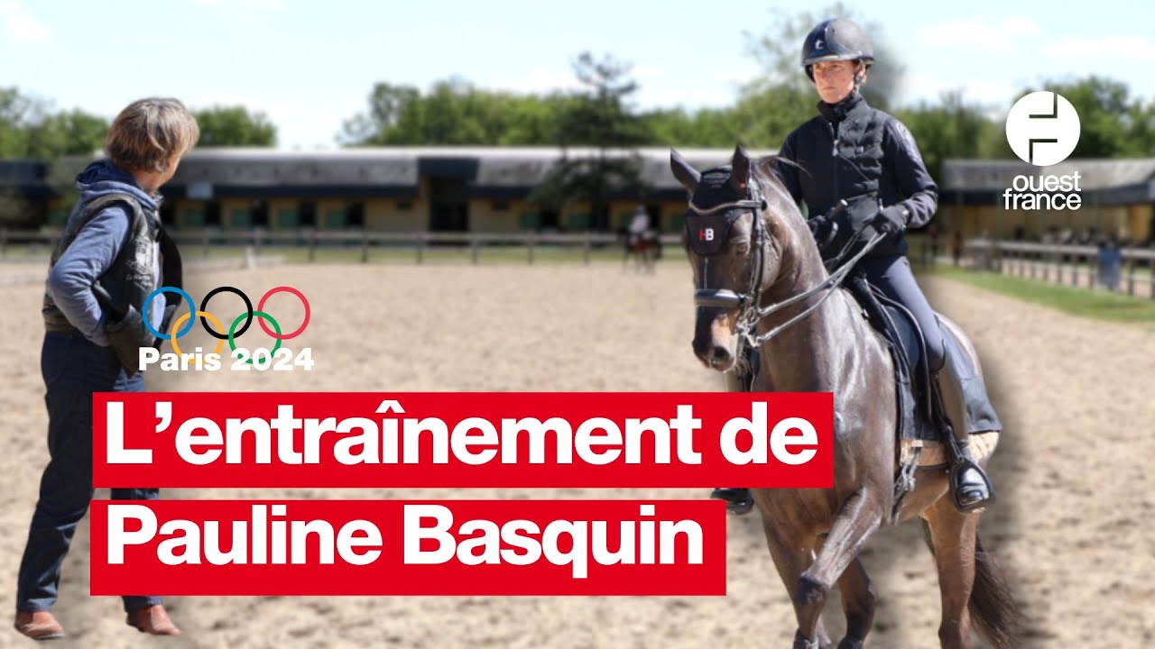Comment s'entraîne Pauline Basquin, cavalière de dressage, en vue des JO de Paris 2024 ?