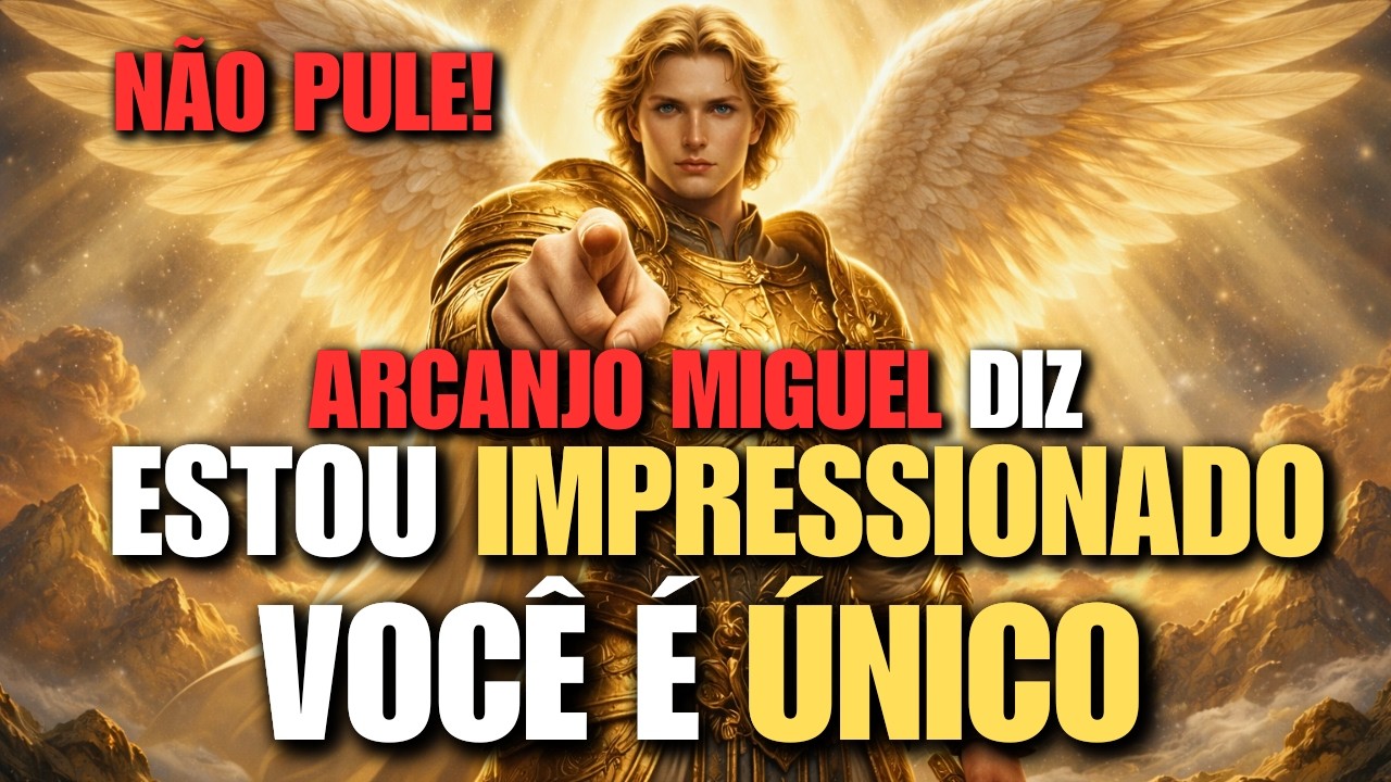 ARCANJO MIGUEL DIZ: FALTAM 3 MINUTOS, O CÉU ESTÁ COMPLETAMENTE IMPRESSIONADO. VOCÊ É ÚNICO!