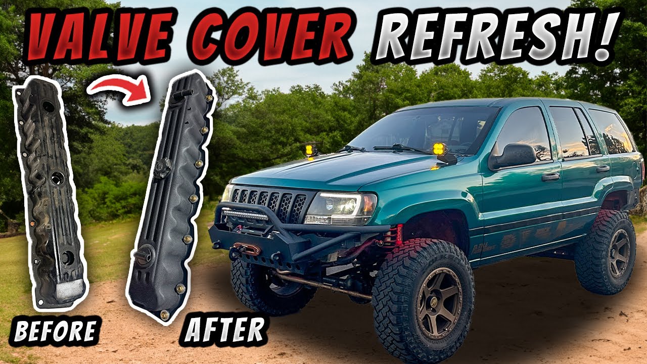 Replacing Valve Cover Gasket + Refreshing the Cover on my Jeep WJ