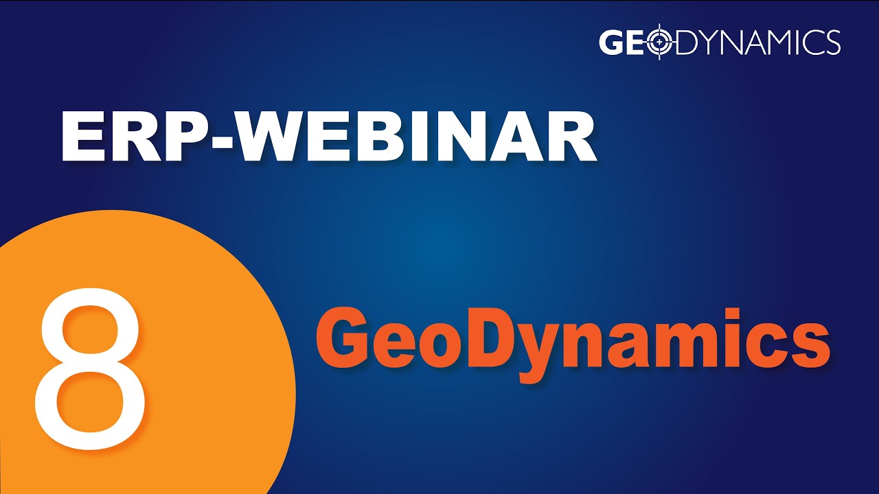 GeoDynamics ERP-Week Sessie 8: Koppelingen met GeoDynamics