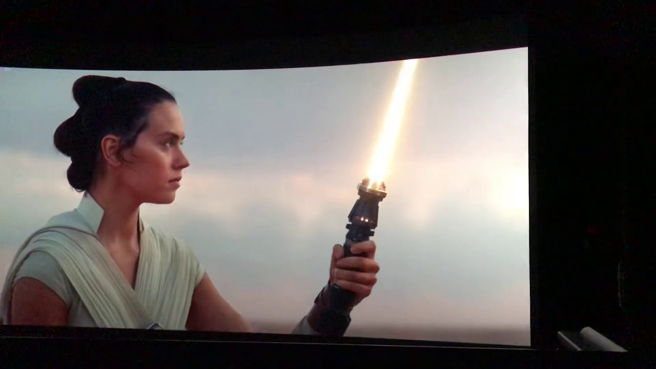 Reys yellow lightsaber, Rise of skywalker