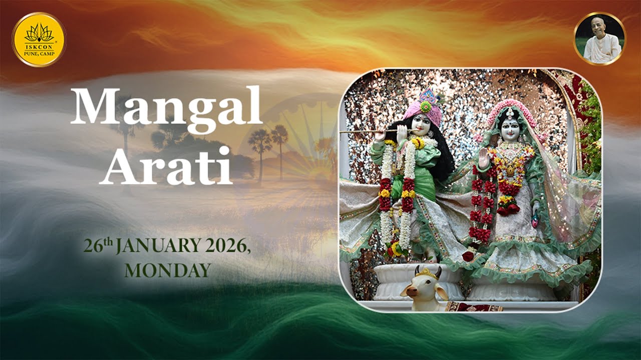 Mangal Arati 26 Jan 2026 @ISKCONCAMPPUNE