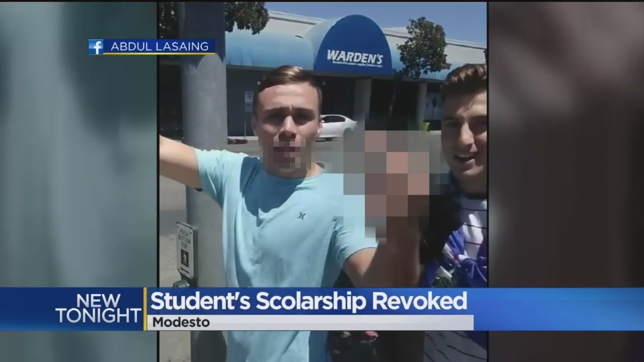 Student Loses Scholarship After Video Shows Him Shouting Slur At Protest