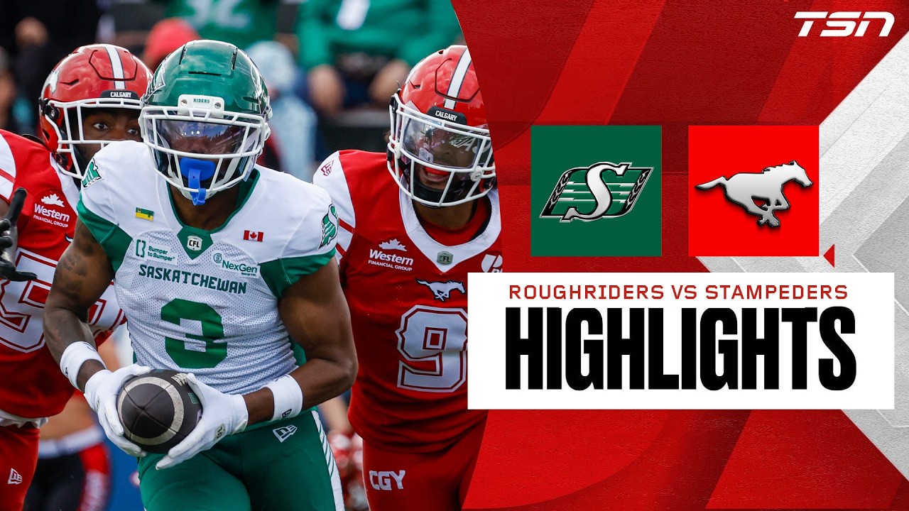 CFL WEEK THREE: Saskatchewan Roughriders vs. Calgary Stampeders | Full Highlights