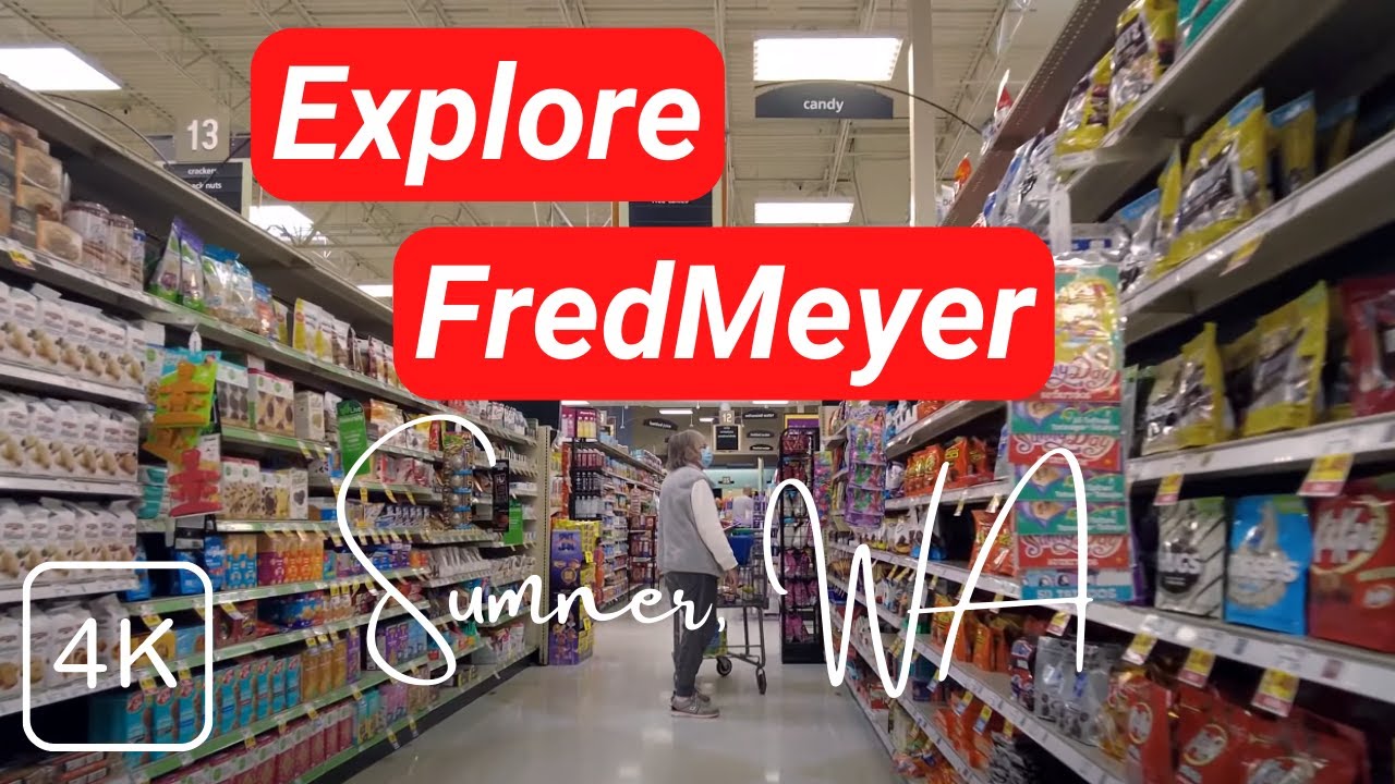 This Fred Meyer is Huge and Has Everything! A 4K Walk Through Tour of this Store in the Seattle Area