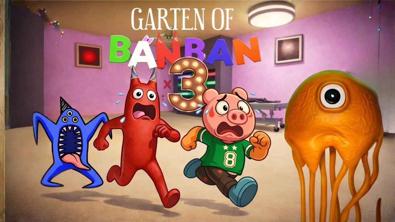¡NOS PERSIGUEN EN EL HOSPITAL! 🏃‍♂️💀 | GARTEN OF BANBAN 3