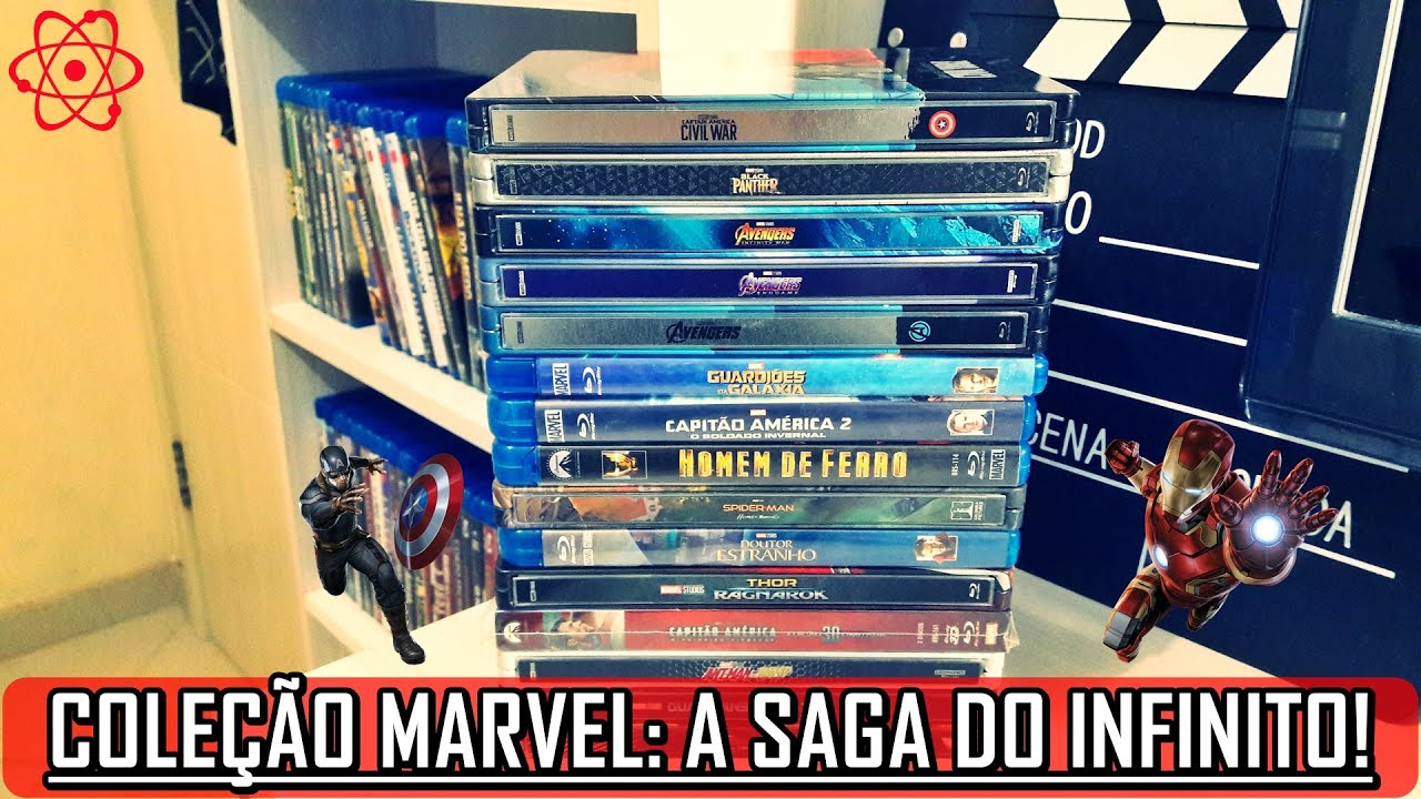 [BLU-RAY] COLEÇÃO MARVEL: A SAGA DO INFINITO!