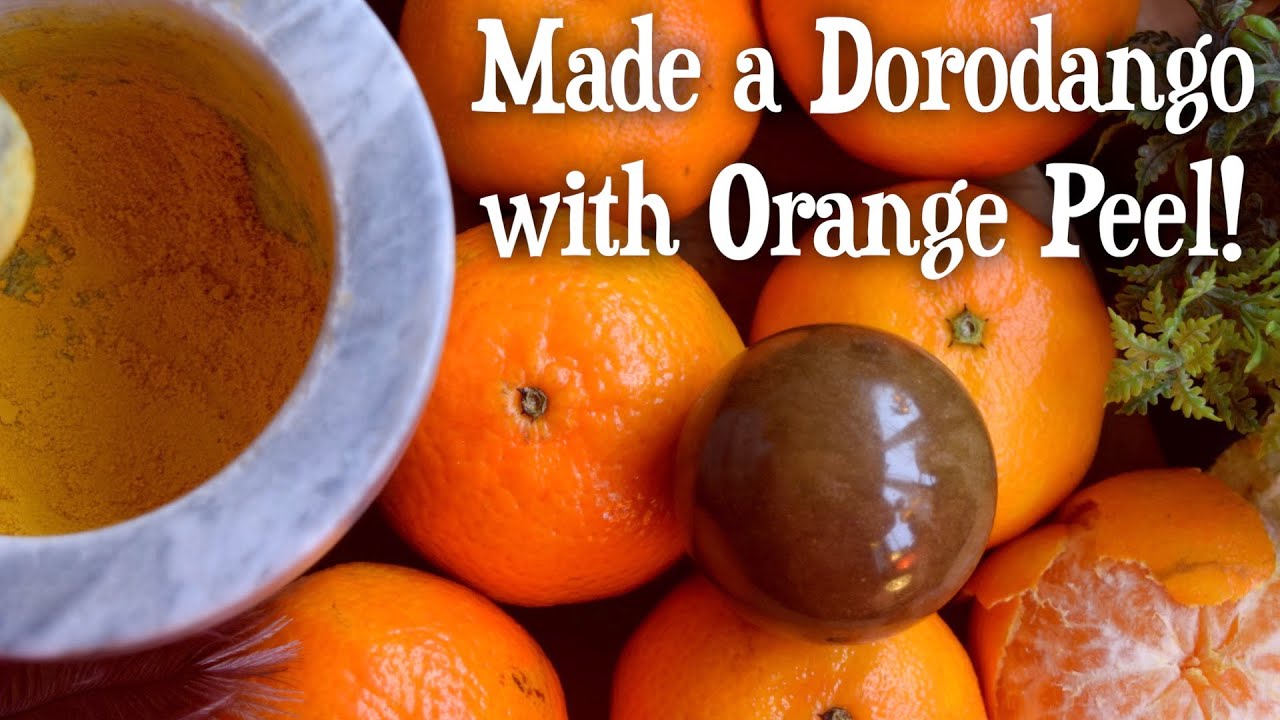 Amazing! I tried adding orange to a Dorodango!