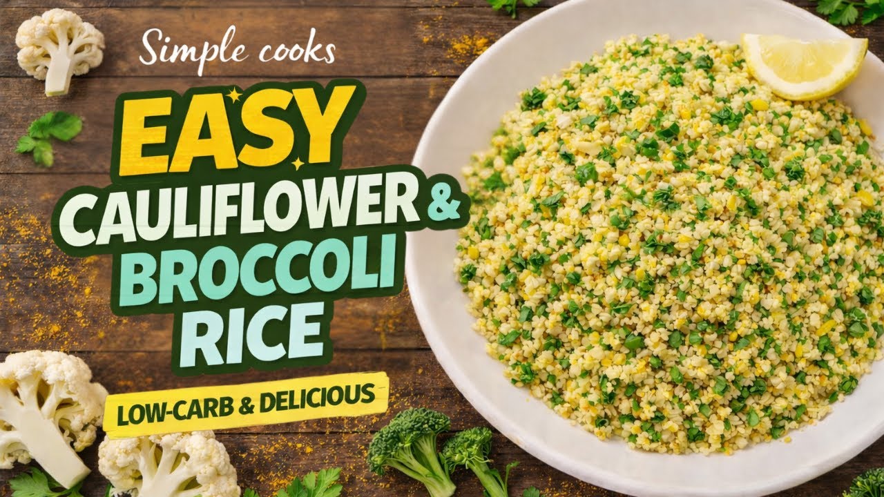 Simple Cooks: How to Make Cauliflower & Broccoli Rice Taste Good