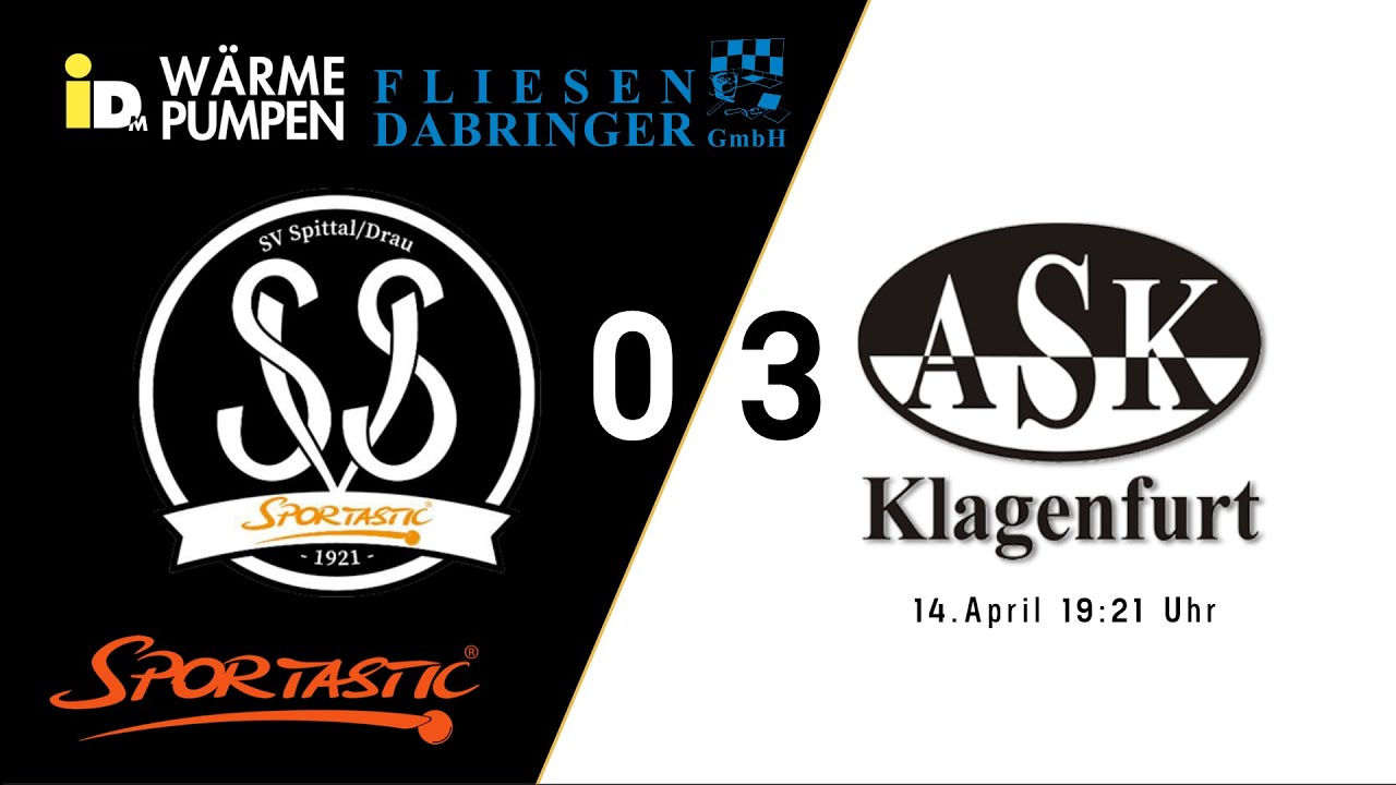 SV SPITTAL gegen ASK KLAGENFURT 0:3 (0:1)