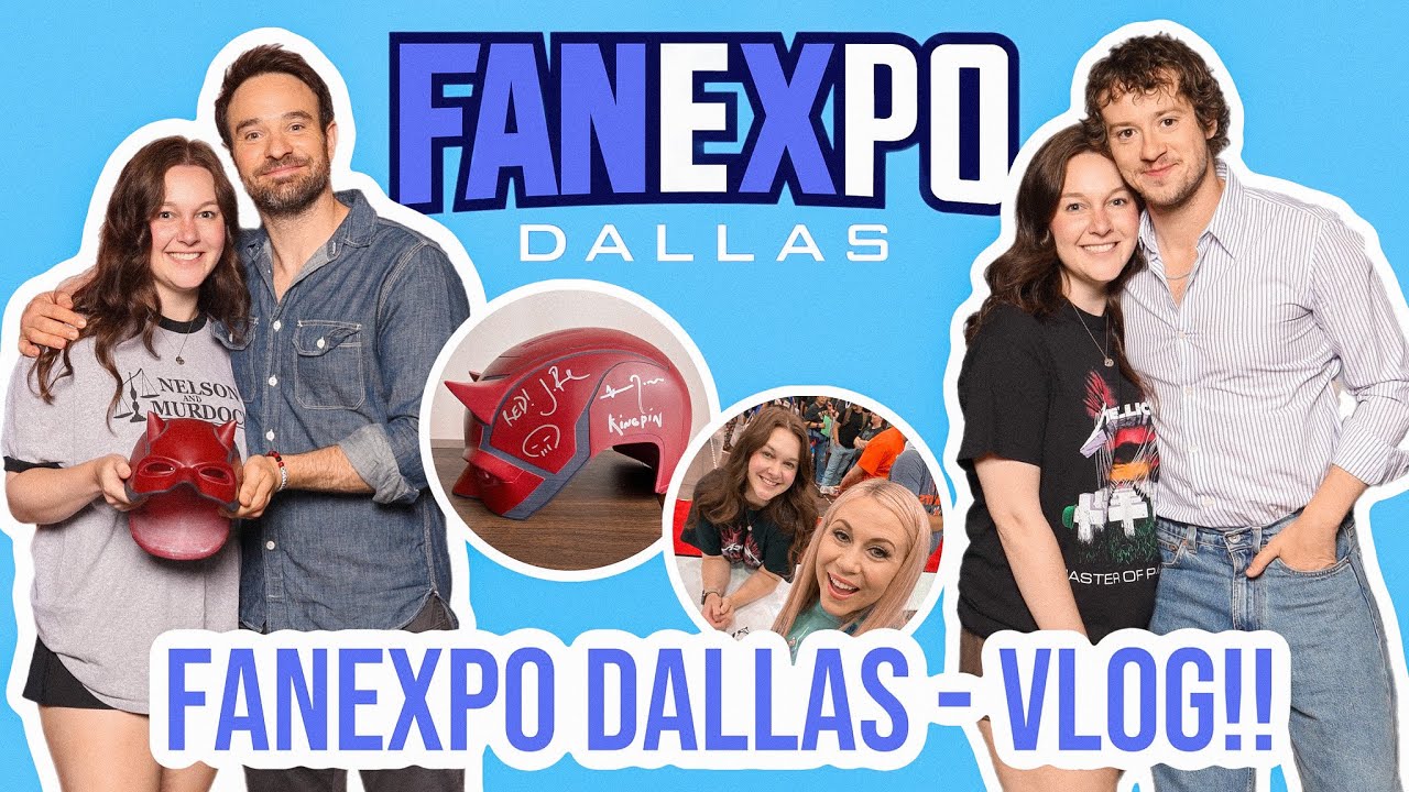 FAN EXPO Dallas 2023 Vlog - Meeting **JOSEPH QUINN and CHARLIE COX**