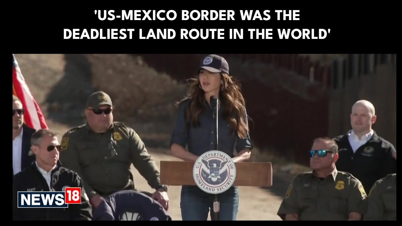 'US-Mexico Border Was The Deadliest Land Route In The World': Noem Slams Open Border Policies | N18G
