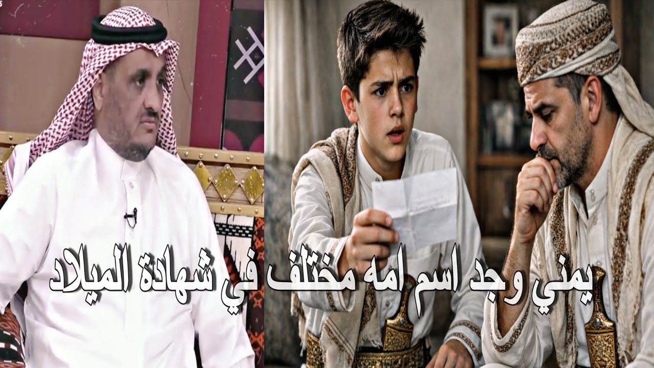 شاب يمني يبحث في أوراق قديمة فمسك شهادة ميلاه وقرأ اسم الأم مختلف ولما سال والده كانت الصدمة!