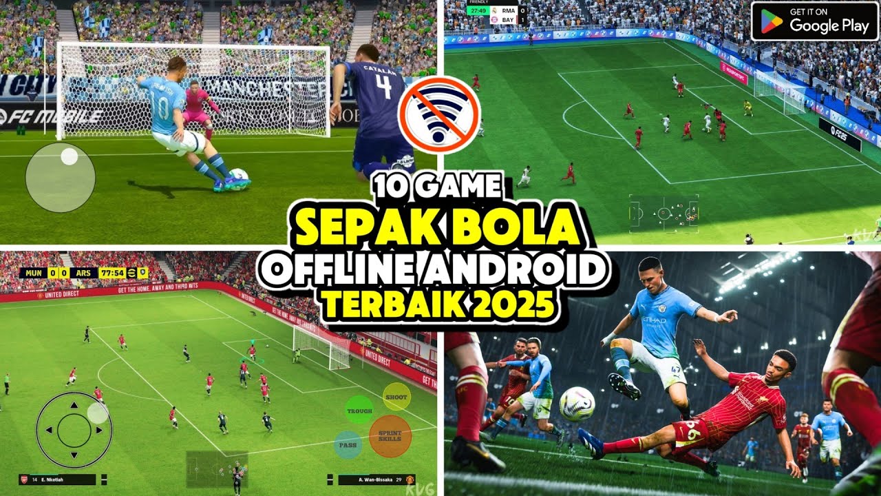 Wajib kalian mainkan guys‼️10 game bola offline terbaik untuk android 2025